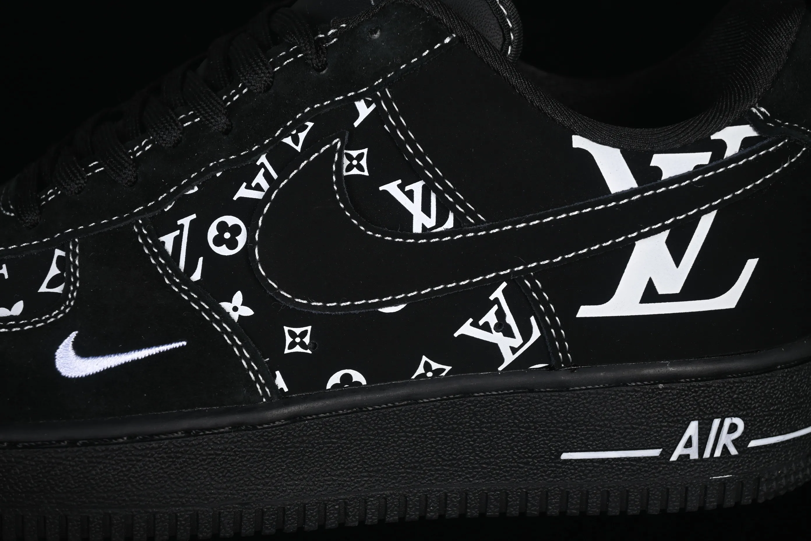 All categories Nk Air Force 1 Air Force series Nk Air Force 1 Low Air Force low top Nike Air Force 1'07 Low LV joint black Air Force 1 low top casual sneakers SS1979-001